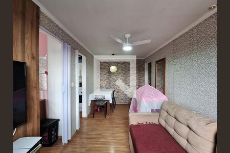 Sala  de apartamento para alugar com 2 quartos, 53m² em Jardim Santo André Cdhu, Santo André