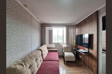 Sala  de apartamento para alugar com 2 quartos, 53m² em Jardim Santo André Cdhu, Santo André