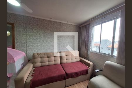 Sala  de apartamento para alugar com 2 quartos, 53m² em Jardim Santo André Cdhu, Santo André