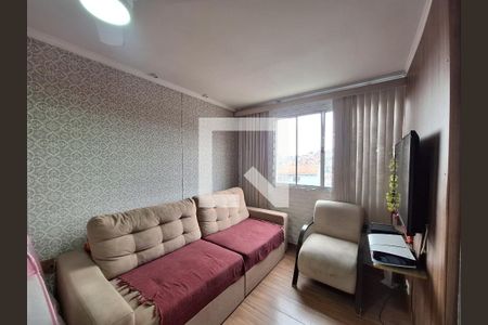 Sala  de apartamento para alugar com 2 quartos, 53m² em Jardim Santo André Cdhu, Santo André