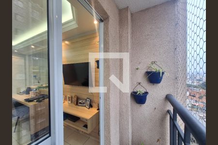 Sacada de apartamento à venda com 2 quartos, 49m² em Parque Erasmo Assunção, Santo André