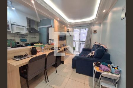 Sala  de apartamento à venda com 2 quartos, 49m² em Parque Erasmo Assunção, Santo André