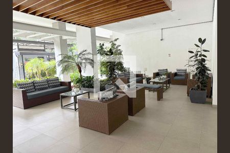 Hall de apartamento para alugar com 1 quarto, 51m² em Residencial Tambore Iii, Santana de Parnaíba