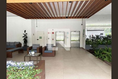 Hall de apartamento para alugar com 1 quarto, 51m² em Residencial Tambore Iii, Santana de Parnaíba