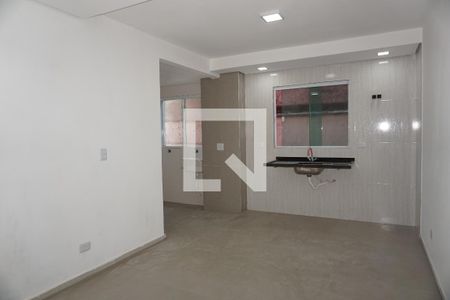 Sala/Cozinha de apartamento para alugar com 1 quarto, 40m² em Jardim Castilho, Embu das Artes