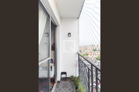 Varanda da Sala de apartamento para alugar com 2 quartos, 48m² em Vila Carmosina, São Paulo