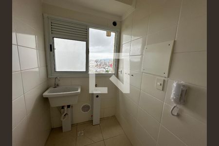 Cozinha e Área de Serviço de apartamento para alugar com 2 quartos, 46m² em Parque Sao Vicente, São Vicente