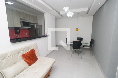 Sala de apartamento para alugar com 2 quartos, 50m² em Vila Homero Thon, Santo André