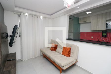 Sala de apartamento para alugar com 2 quartos, 50m² em Vila Homero Thon, Santo André