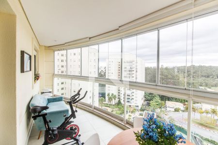 Varanda de apartamento à venda com 3 quartos, 133m² em Tamboré, Santana de Parnaíba