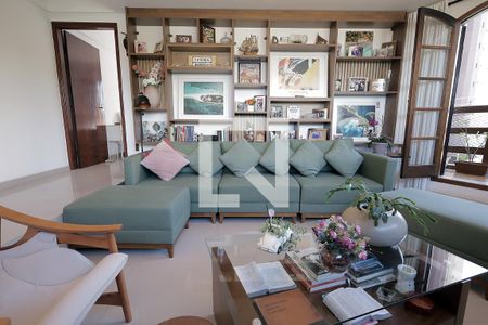 Sala de apartamento para alugar com 3 quartos, 94m² em Vila Assunção, Santo André
