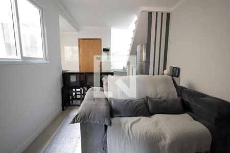 Sala de apartamento à venda com 2 quartos, 88m² em Jardim Cambui, Santo André