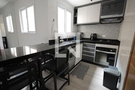 Cozinha de apartamento à venda com 2 quartos, 88m² em Jardim Cambui, Santo André