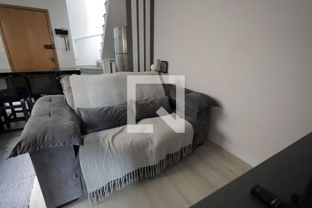 Sala de apartamento à venda com 2 quartos, 88m² em Jardim Cambui, Santo André