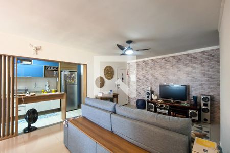 Sala de apartamento para alugar com 2 quartos, 100m² em Vila Caiçara, Praia Grande