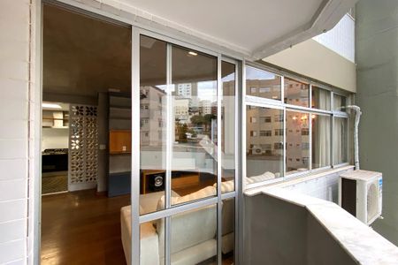 Varanda da Sala de apartamento para alugar com 3 quartos, 122m² em São Pedro, Belo Horizonte