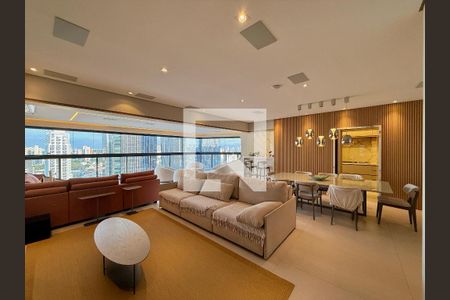 Sala  de apartamento para alugar com 3 quartos, 227m² em Chácara Santo Antônio (zona Sul), São Paulo