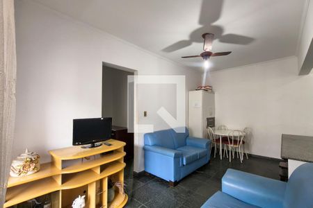 Sala de apartamento para alugar com 2 quartos, 66m² em Guilhermina, Praia Grande