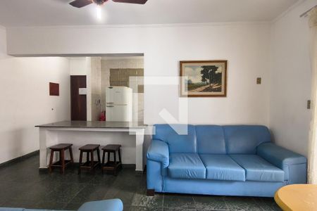 Sala de apartamento para alugar com 2 quartos, 66m² em Guilhermina, Praia Grande