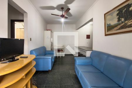 Sala de apartamento para alugar com 2 quartos, 66m² em Guilhermina, Praia Grande