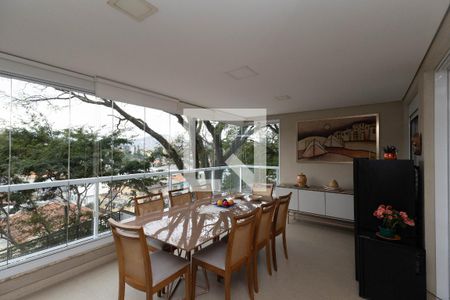 Varanda da Sala  de apartamento à venda com 4 quartos, 148m² em Tremembé, São Paulo