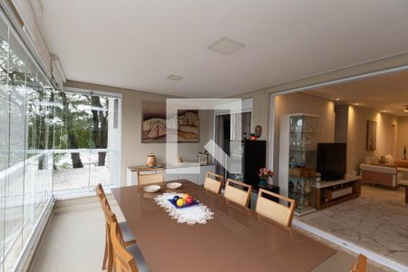 Varanda da Sala  de apartamento à venda com 4 quartos, 148m² em Tremembé, São Paulo
