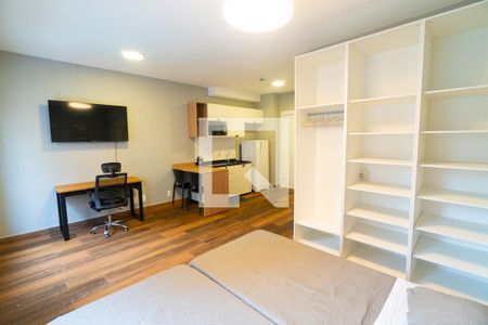 Sala/Quarto de kitnet/studio para alugar com 1 quarto, 30m² em Vila Guarani (zona Sul), São Paulo