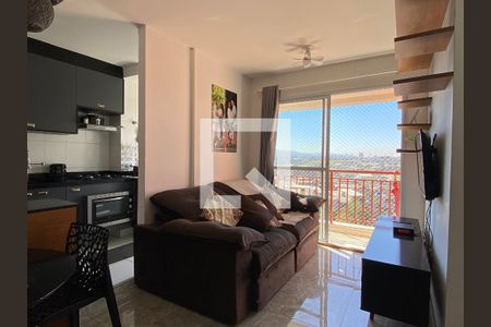 Sala de apartamento à venda com 2 quartos, 45m² em Helena Maria, Osasco