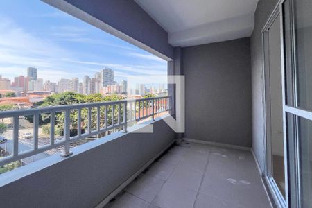 Varanda de kitnet/studio para alugar com 1 quarto, 26m² em Chácara Inglesa, São Paulo