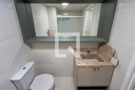 Banheiro  de kitnet/studio à venda com 1 quarto, 18m² em Vila Santo Estefano, São Paulo