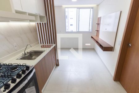 Sala/Cozinha de apartamento para alugar com 1 quarto, 24m² em Belenzinho, São Paulo
