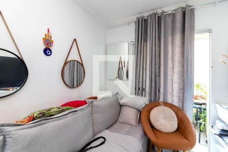 Sala de Estar e Jantar de apartamento à venda com 2 quartos, 56m² em Vila Amélia, São Paulo