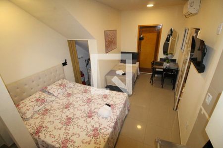 Quarto / Cozinha de kitnet/studio para alugar com 1 quarto, 28m² em Vila Industrial, São José dos Campos