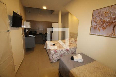 Quarto / Cozinha de kitnet/studio para alugar com 1 quarto, 28m² em Vila Industrial, São José dos Campos