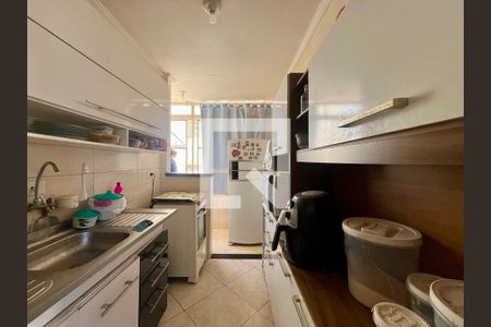Cozinha e Área de Serviço de apartamento para alugar com 3 quartos, 76m² em Jardim Interlagos, Campinas