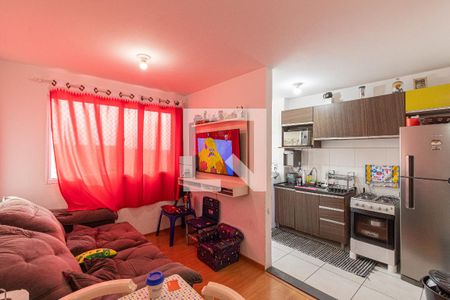 Sala/Cozinha/Área de Serviço  de apartamento à venda com 2 quartos, 44m² em Colônia (zona Leste), São Paulo