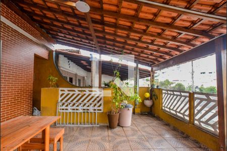 Varanda da Sala de casa à venda com 3 quartos, 200m² em Jardim Progresso, Santo André