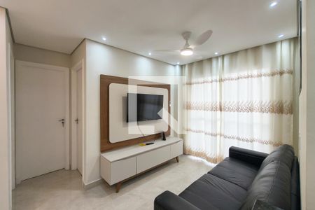 Sala de apartamento para alugar com 2 quartos, 54m² em Vila Assuncao, Praia Grande