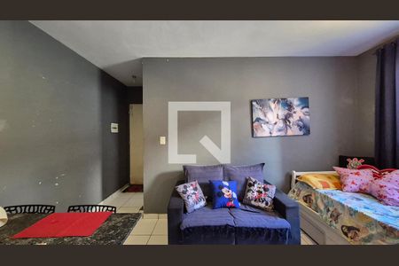 Sala  de apartamento à venda com 2 quartos, 47m² em Vila Eldizia, Santo André