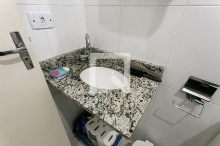 Banheiro de kitnet/studio à venda com 1 quarto, 34m² em Vila Nova Manchester, São Paulo