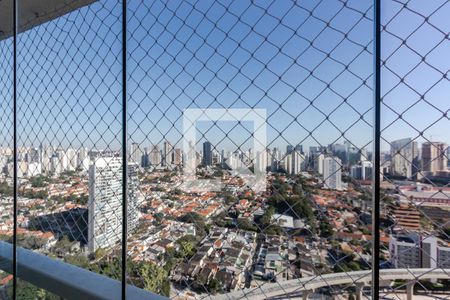 Vista da Varanda de apartamento para alugar com 1 quarto, 49m² em Brooklin, São Paulo