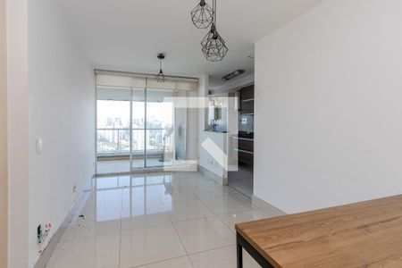 Sala de apartamento para alugar com 1 quarto, 49m² em Brooklin, São Paulo