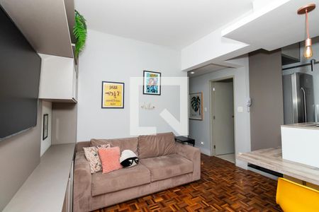 Sala de apartamento para alugar com 2 quartos, 50m² em Pompeia, São Paulo