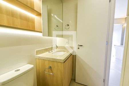 Banheiro de kitnet/studio para alugar com 1 quarto, 25m² em Ipiranga, São Paulo