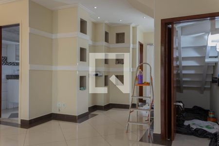 Sala de casa de condomínio para alugar com 3 quartos, 143m² em Vila Jerusalem, São Bernardo do Campo