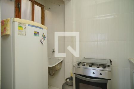 Cozinha e Área de Serviço de kitnet/studio para alugar com 1 quarto, 50m² em Cordeirinho, Maricá