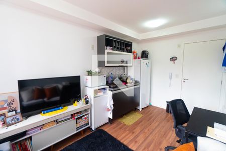 Sala/Cozinha de kitnet/studio para alugar com 1 quarto, 30m² em Mirandópolis, São Paulo