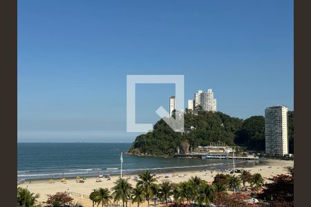Vista da Sala de apartamento para alugar com 3 quartos, 158m² em Itararé, São Vicente