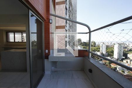Varanda da Sala de apartamento à venda com 4 quartos, 340m² em Cidade Jardim, Belo Horizonte