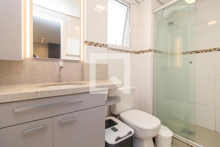 Banheiro de apartamento para alugar com 1 quarto, 31m² em Petrópolis, Porto Alegre